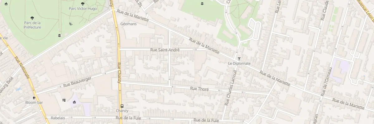 Plan du 32 Rue Saint-Andre au Mans