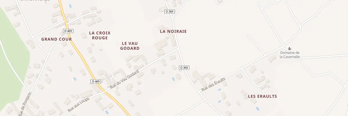 Plan du 1 Rue du Vau Godard à Benais