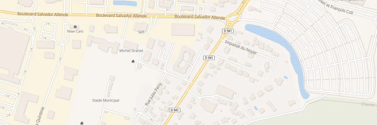 Plan du 13 Rue Jules Ferry à L’Isle-d’Espagnac