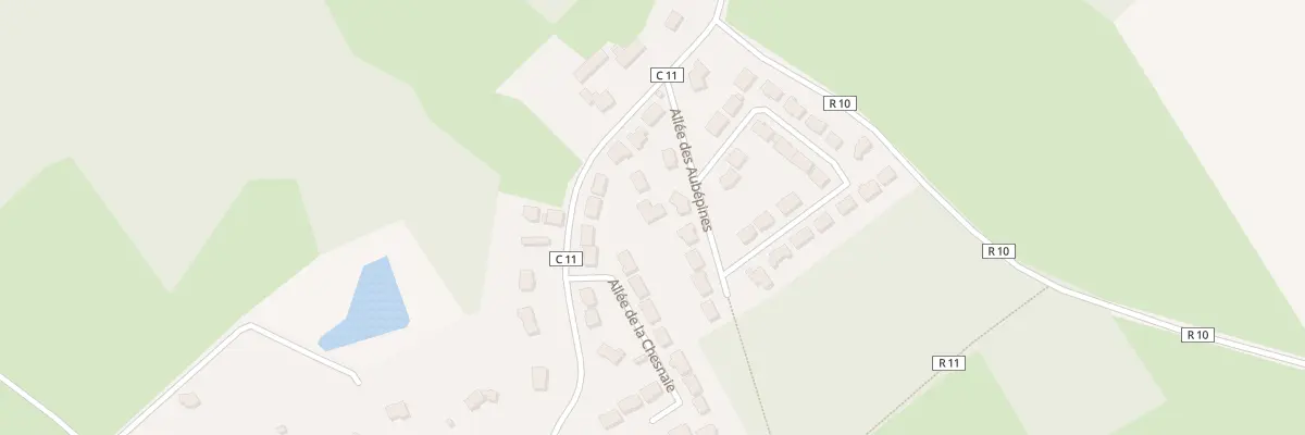 Plan du 6 All des Aubépines à Moncé-en-Belin