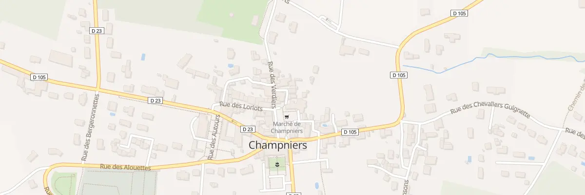 Plan du 88 Pl de l’Église à Champniers