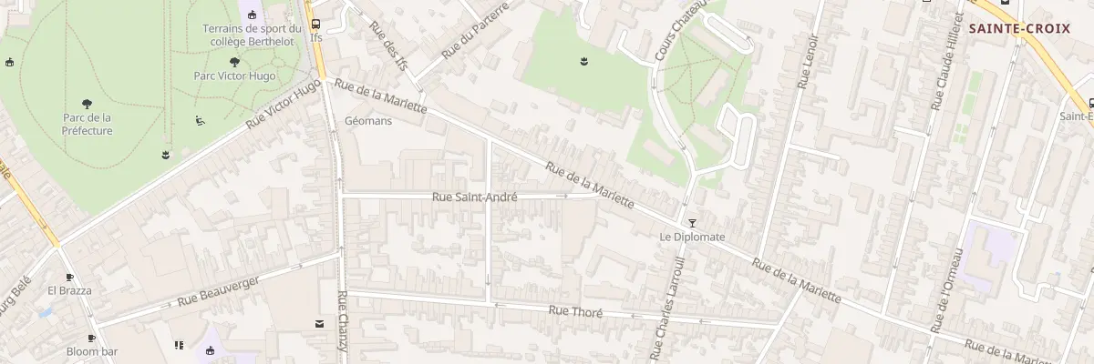 Plan du 24B Rue de la Mariette au Mans