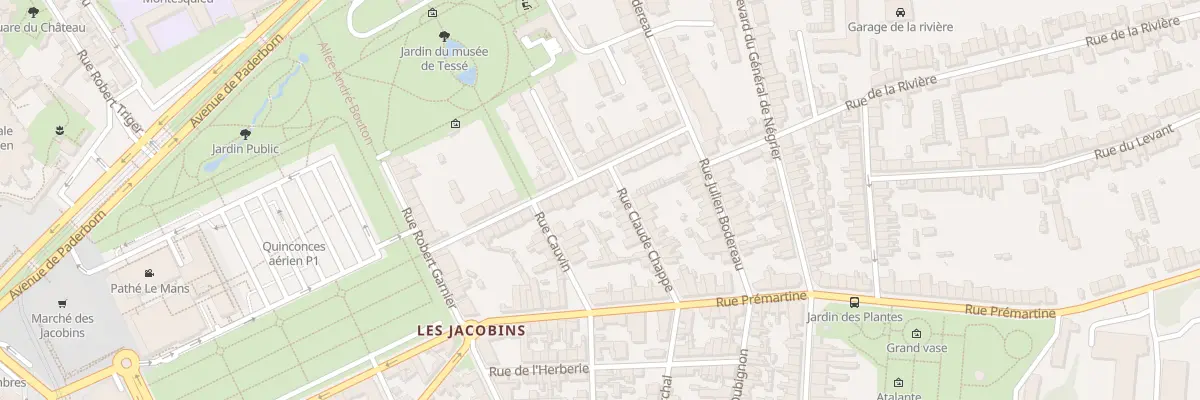 Plan du 24 Rue du Capitaine Floch au Mans