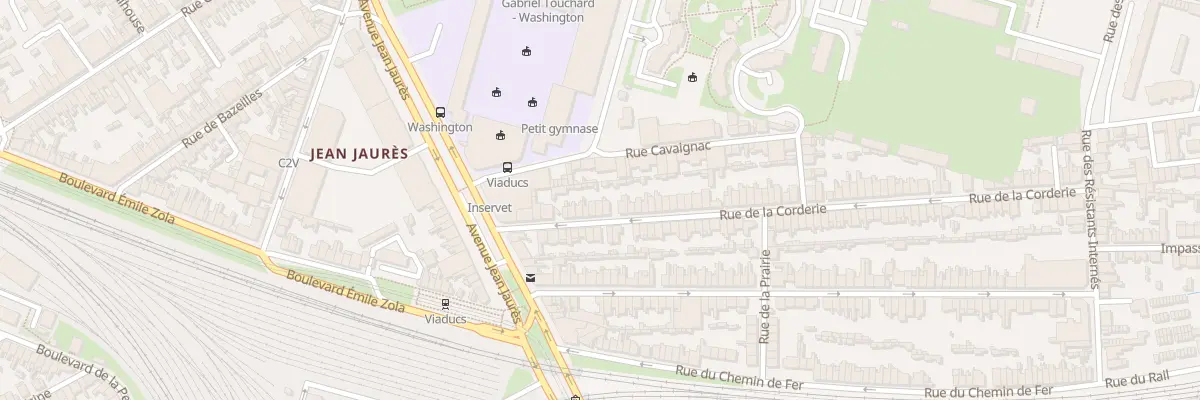 Plan du 17 Rue de la Corderie au Mans