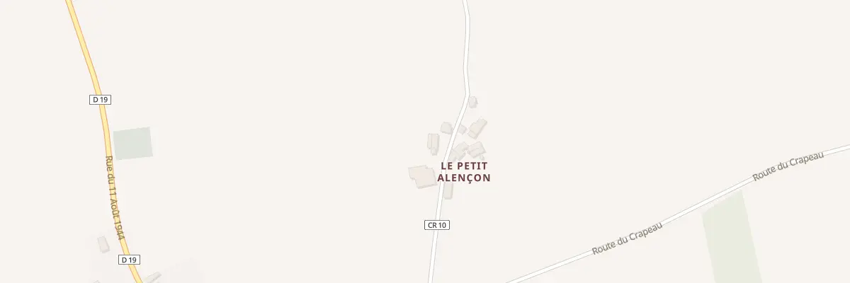 Plan du 1 Le Petit Alencon à Louvigny