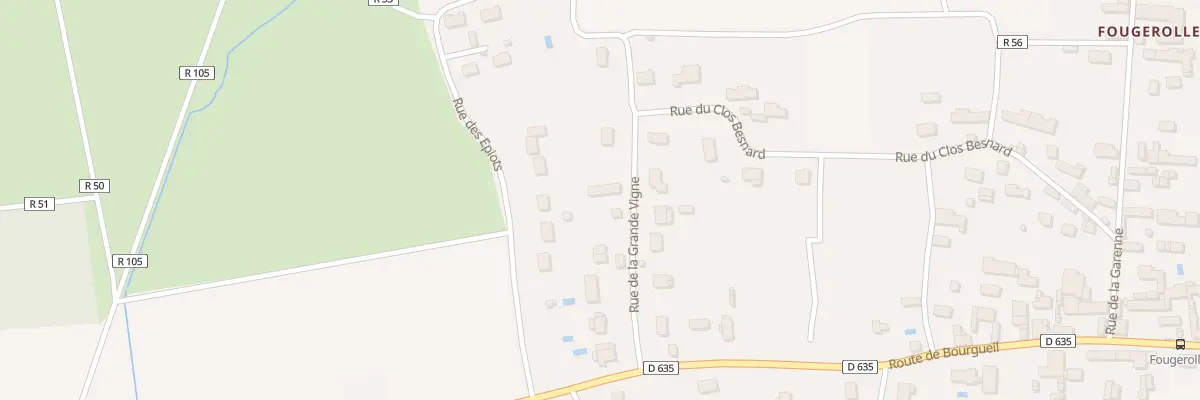 Plan du 11 Rue de la Grande Vigne à Restigné