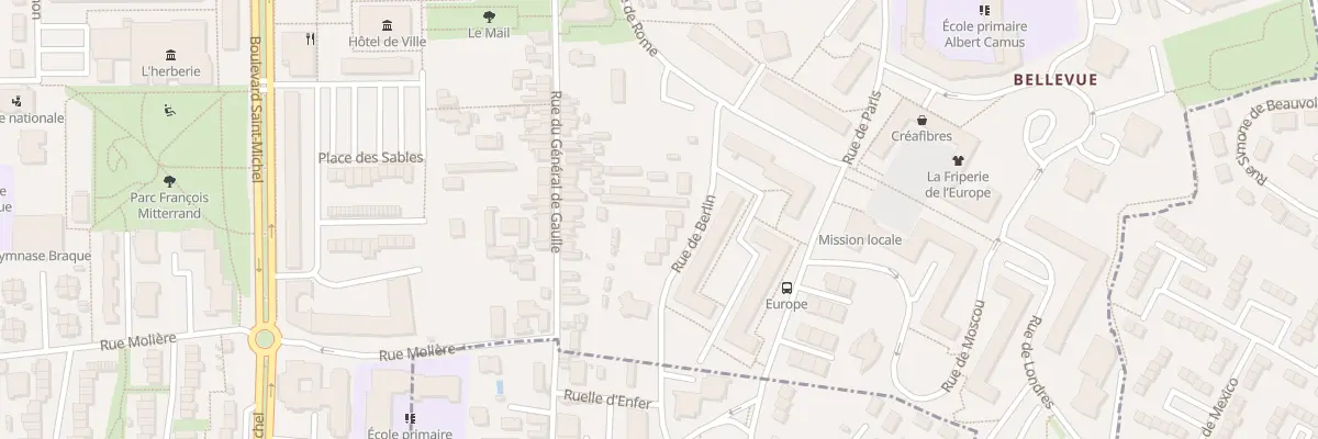 Plan du 11 Rue de Berlin à Coulaines