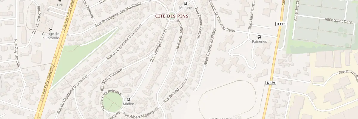 Plan du 19 Rue Jean Mermoz au Mans