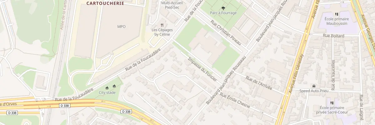 Plan du 21 Imp du Foncier au Mans