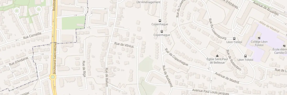 Plan du 32 Rue de Vilnius au Mans