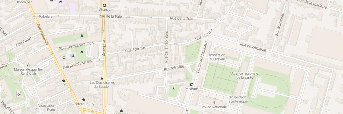 Plan du 31 Rue de la Pepiniere au Mans