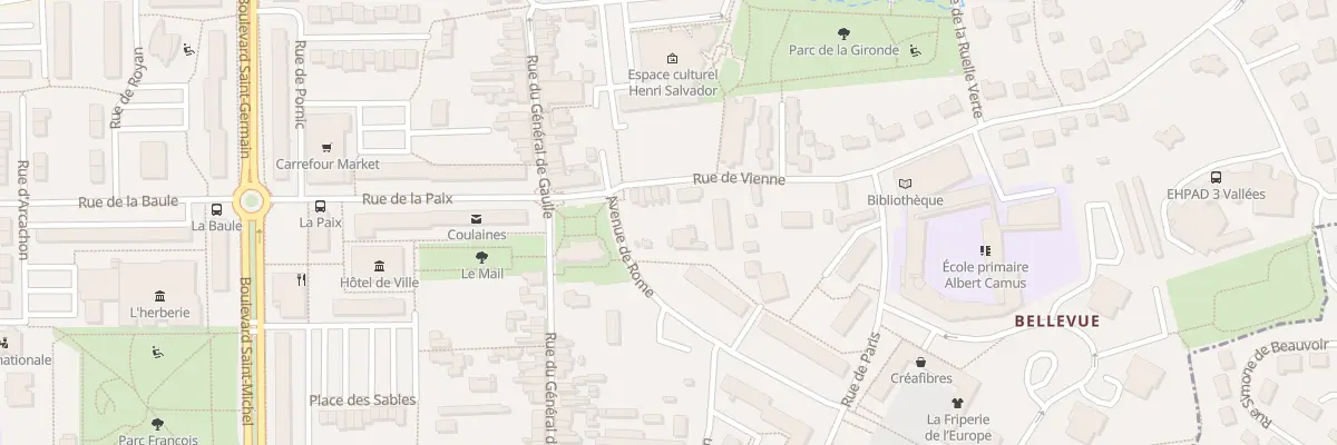 Plan du 12 Rue de Vienne à Coulaines