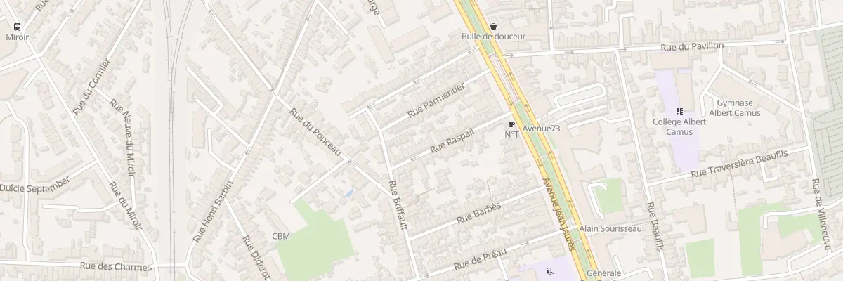 Plan du 32 Rue Raspail au Mans
