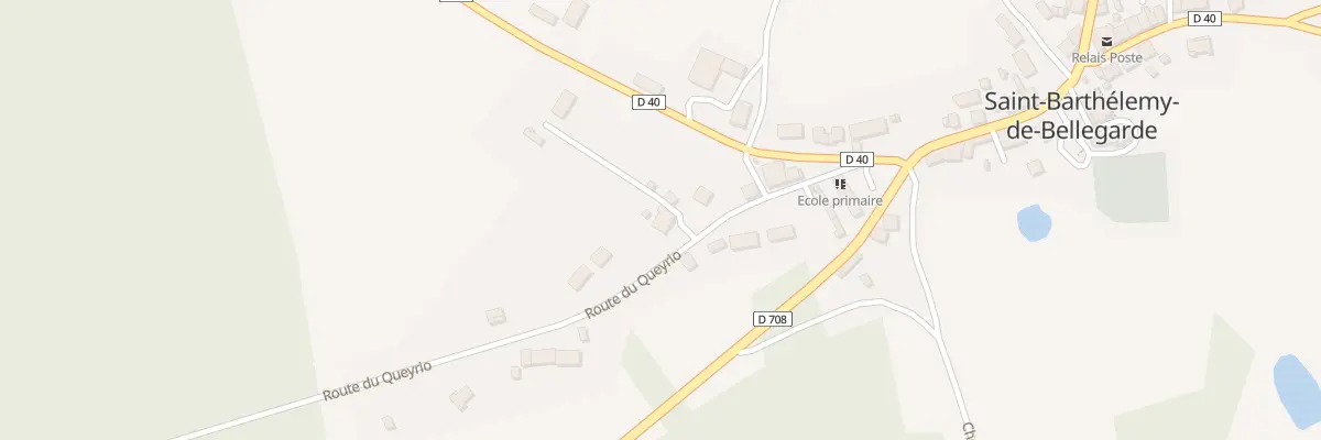 Plan du 152 Rte du Queyrio à Saint-Barthélemy-de-Bellegarde