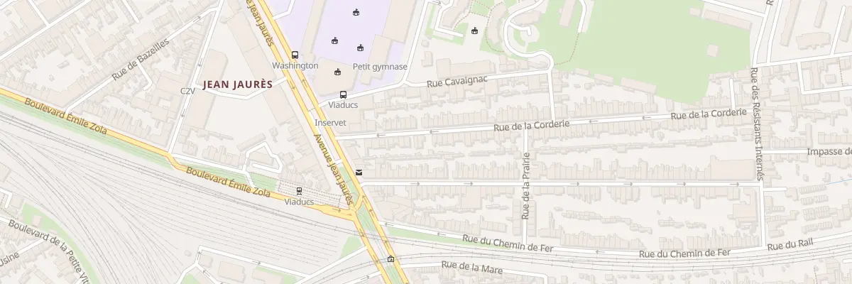 Plan du 24 Rue de la Corderie au Mans