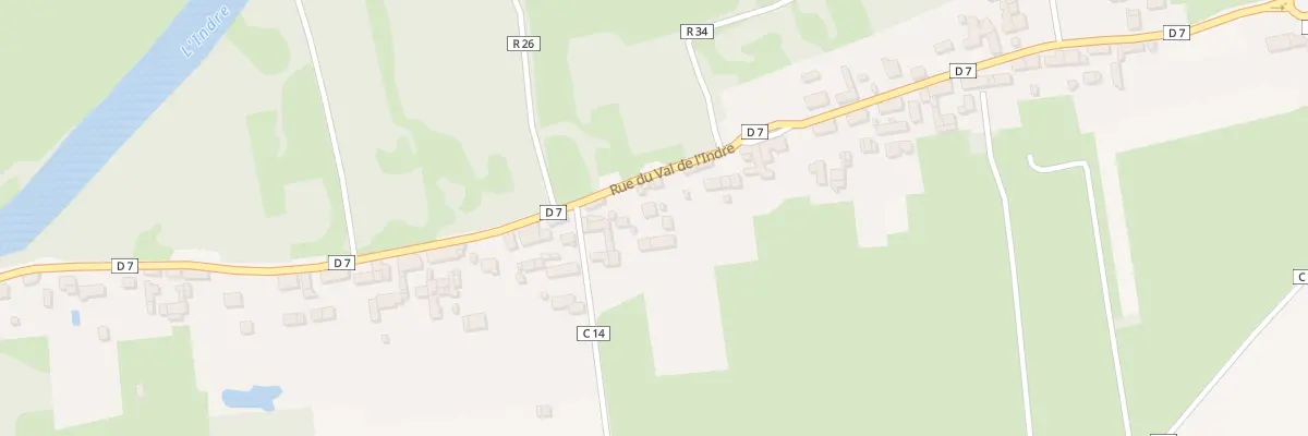 Plan du 100 Rue du Val de l’Indre à Avoine