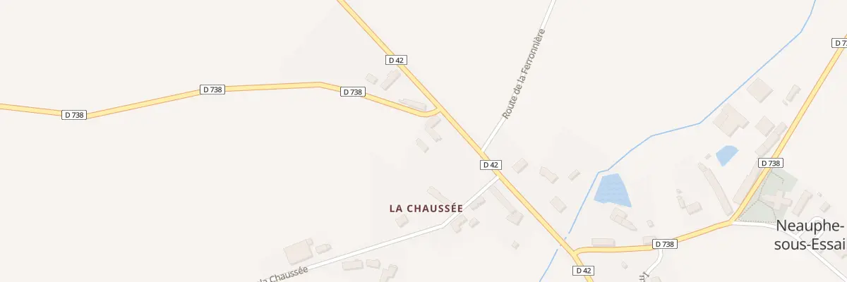 Plan du 51 La Chaussee à Neauphe-sous-Essai