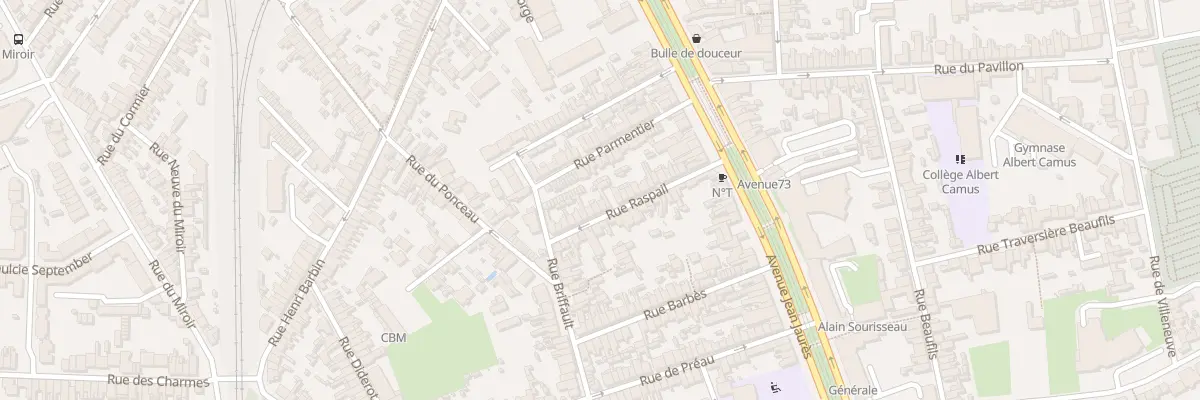 Plan du 30 Rue Raspail au Mans