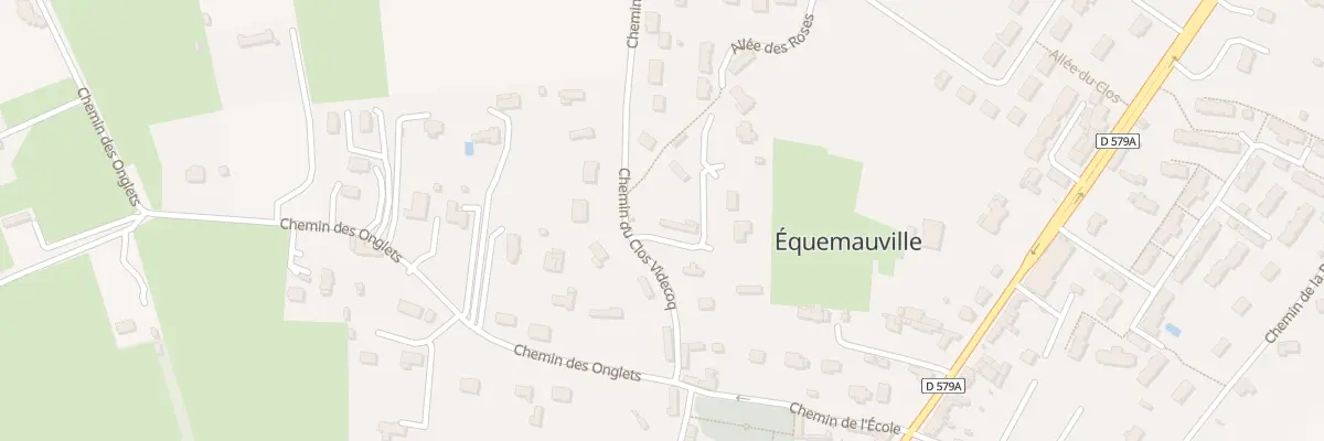 Plan du 5023 Le Bourg à Équemauville