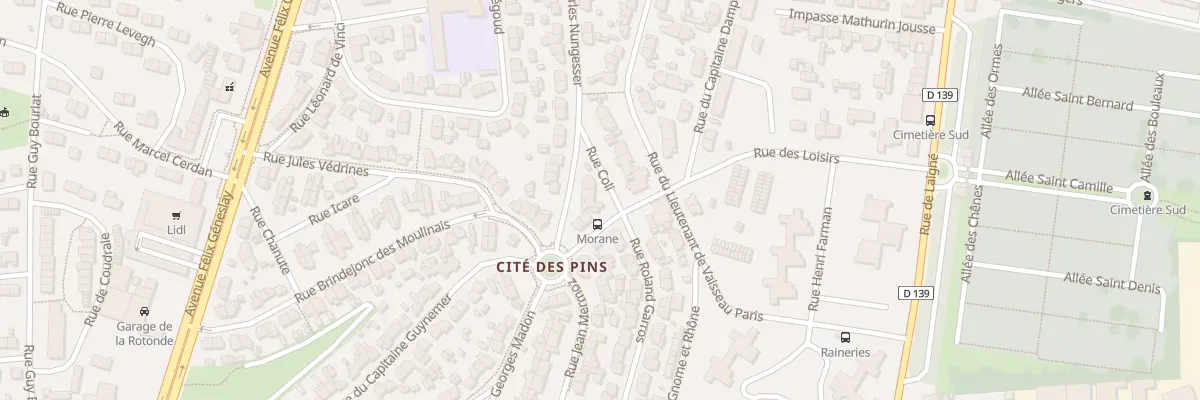 Plan du 4 Rue Coli au Mans
