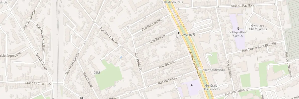 Plan du 31 Rue Raspail au Mans