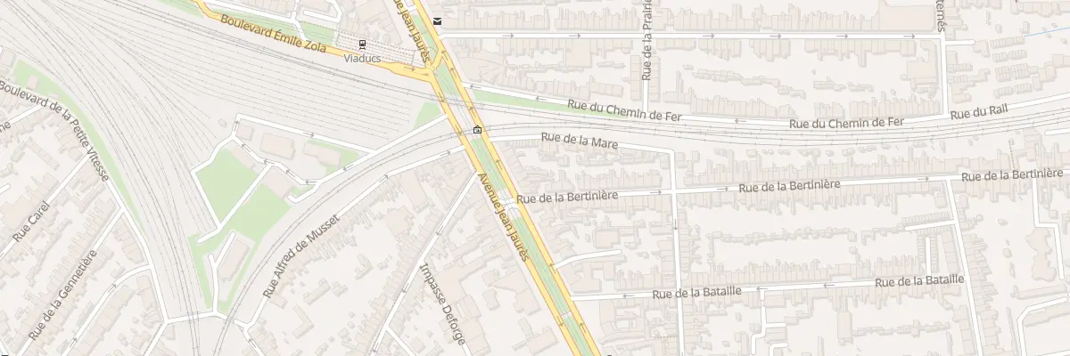 Plan du 45B Av Jean Jaurès au Mans