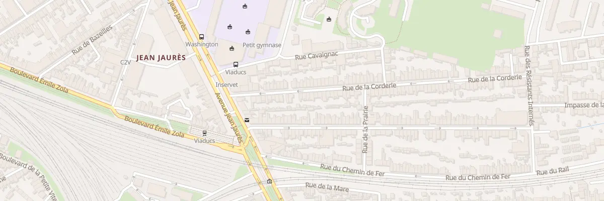 Plan du 28 Rue de la Corderie au Mans