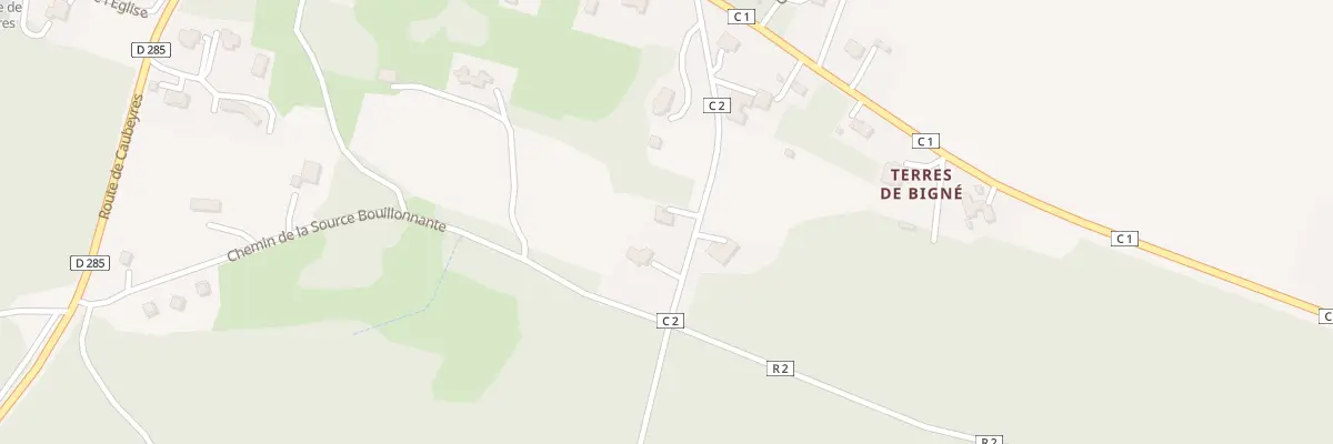 Plan du 5299 Eglise de Caubeyres à Caubeyres