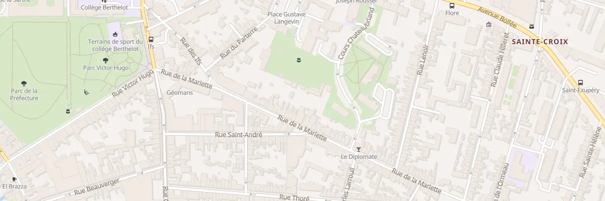 Plan du 41 Rue de la Mariette au Mans