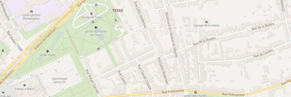 Plan du 31 Rue du Capitaine Floch au Mans