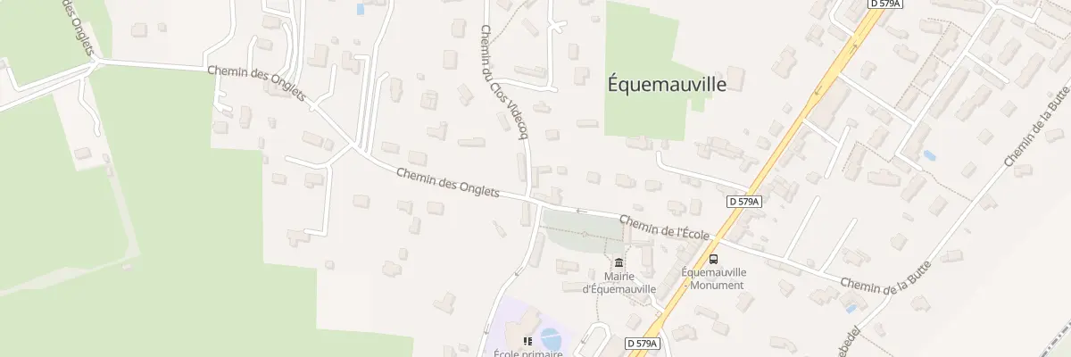 Plan du 5021 Le Bourg à Équemauville