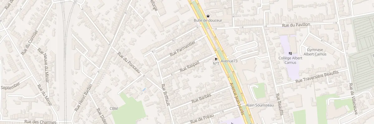 Plan du 22 Rue Raspail au Mans