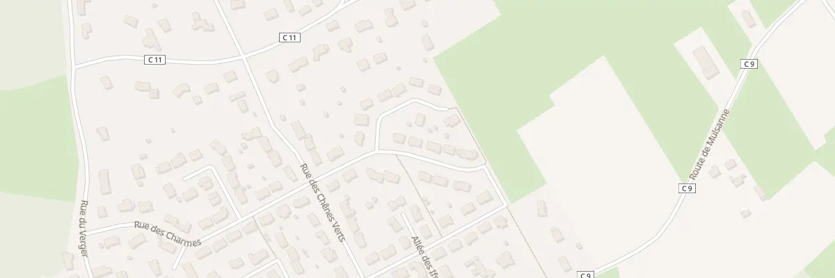 Plan du 25 Rue des Charmes à Moncé-en-Belin