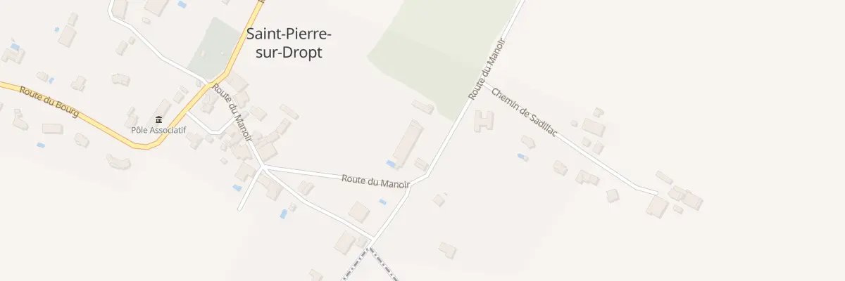 Plan du 393 Rte du Manoir à Saint-Pierre-sur-Dropt