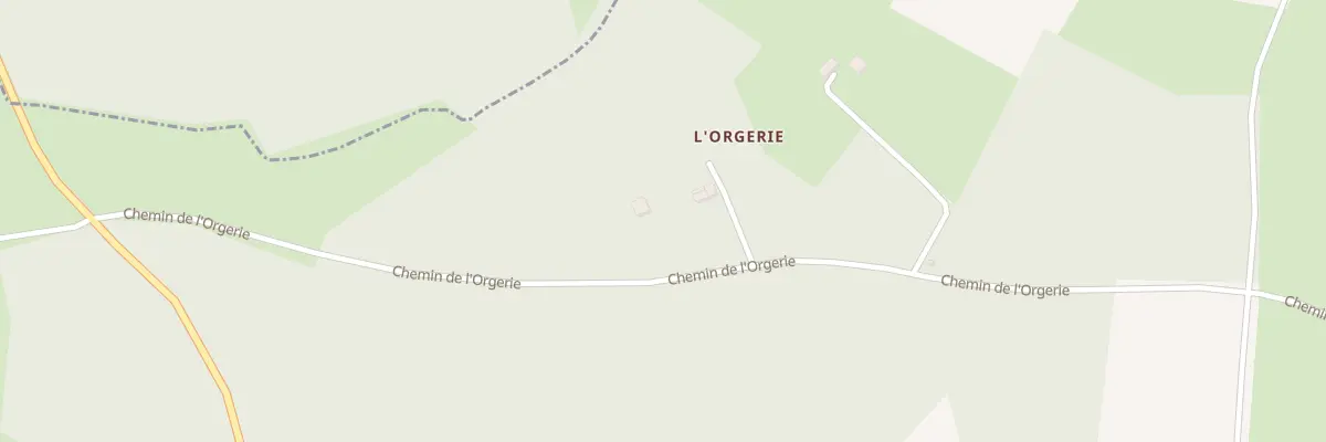 Plan du 1 Che de L Orgerie à Saint-Ouen-en-Belin