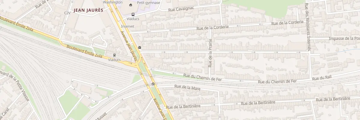 Plan du 32 Rue Guillemare au Mans