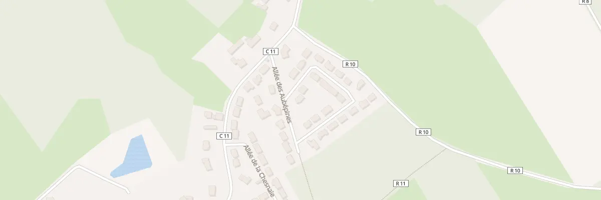 Plan du 2 All des Eglantiers à Moncé-en-Belin
