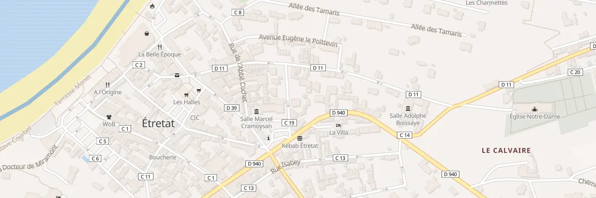 Plan du 6B Rue Aristide Briand à Étretat