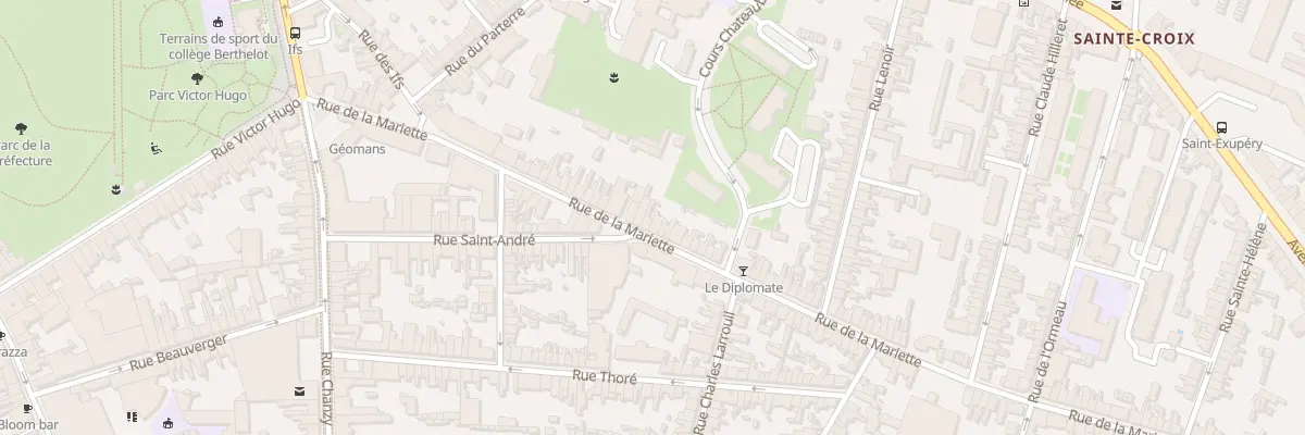 Plan du 49B Rue de la Mariette au Mans