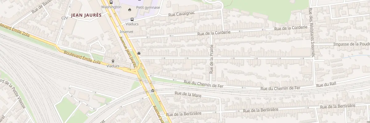 Plan du 36 Rue Guillemare au Mans