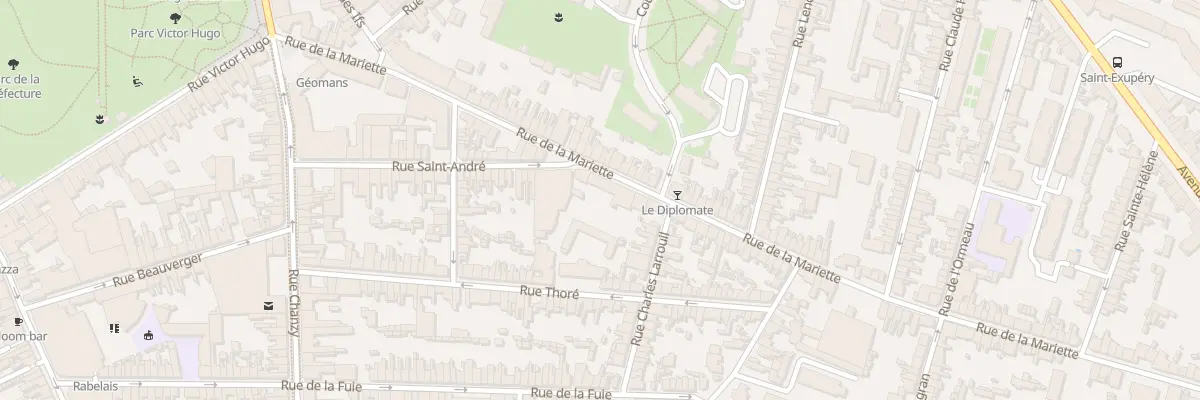 Plan du 34B Rue de la Mariette au Mans