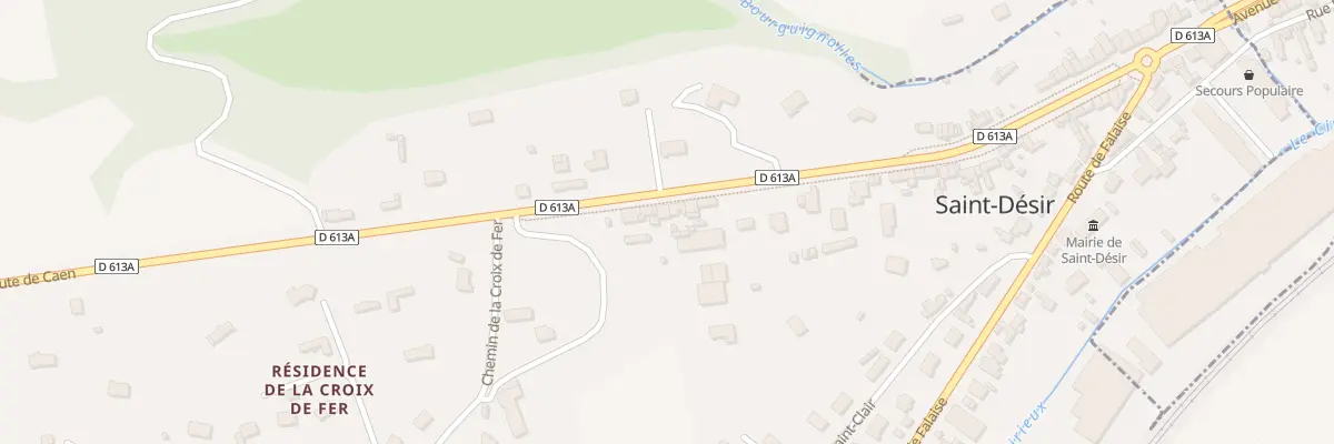 Plan du 61 Rte de Caen à Saint-Désir