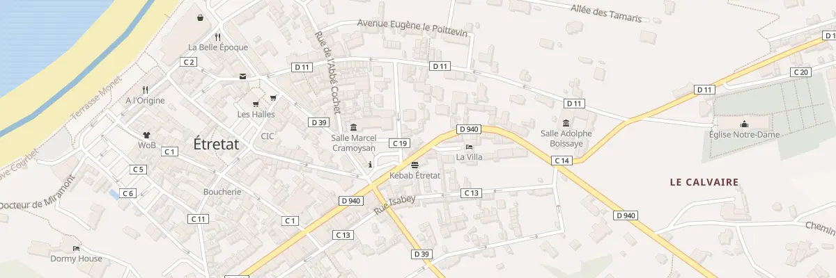 Plan du 3 Av de Verdun à Étretat