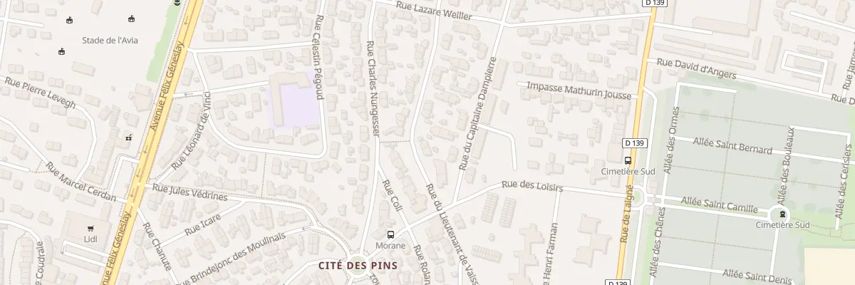 Plan du 27 Rue du Lt de Vaisseau Paris au Mans