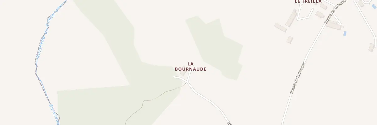 Plan du 349 Imp La Bournaude à Saint-Sernin