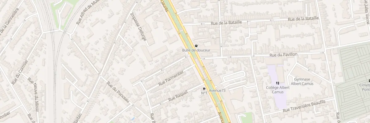 Plan du 112 Av Jean Jaurès au Mans