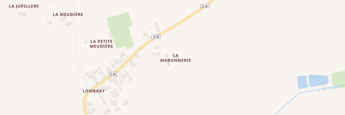 Plan du 1 La Mabonnerie à René