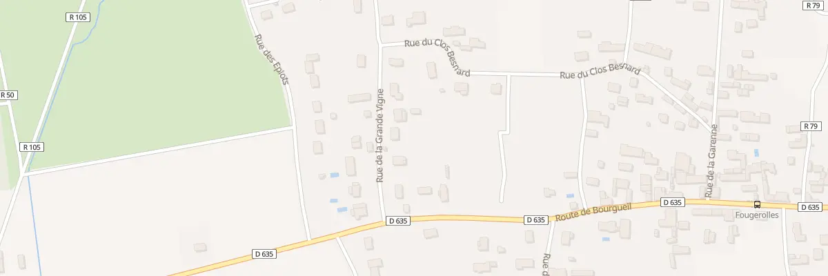 Plan du 6 Rue de la Grande Vigne à Restigné