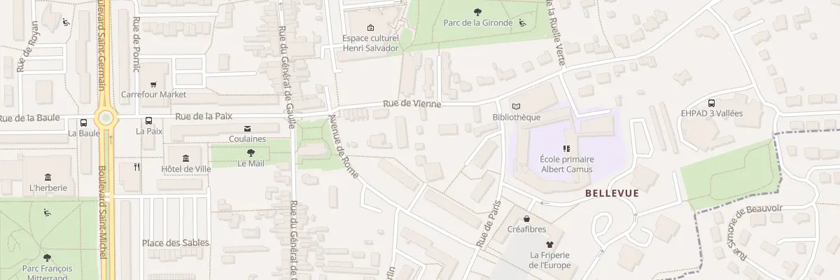 Plan du 18 Rue de Vienne à Coulaines
