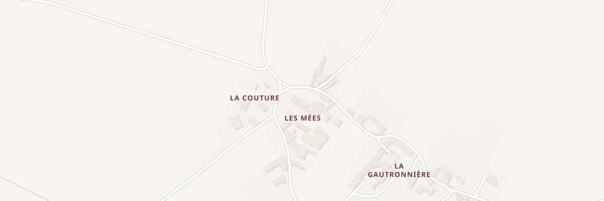 Plan du 23 Les Mees à Ceaux-en-Loudun